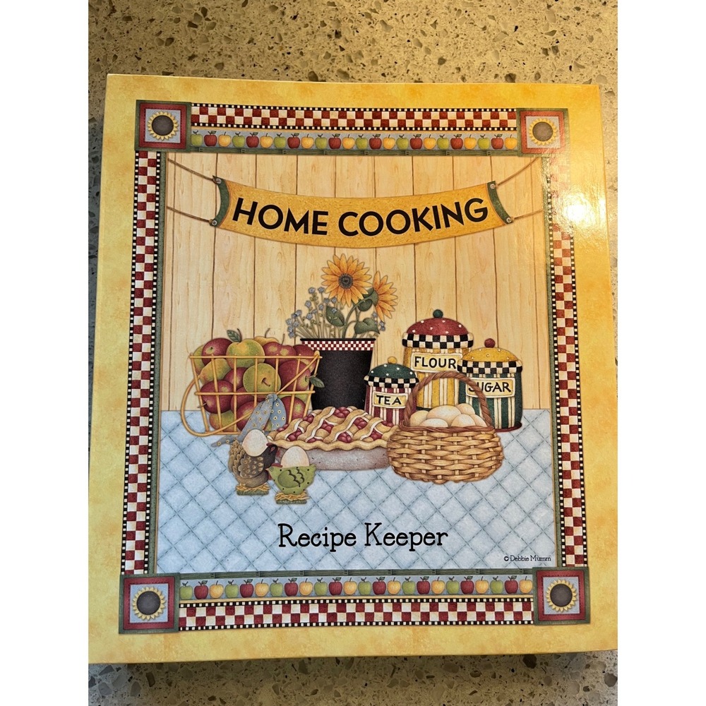 Debbie Mumm Home Cooking Recipe Keeper Binder Notepad Magnets Country Farmhouse